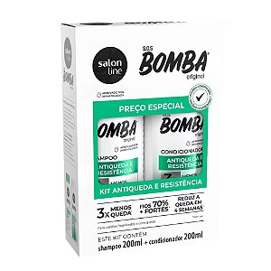 KIT SHAMP + CONDIC SOS BOMBA ANTIQUEDA 200ML 07034 SALON LINE