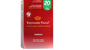 HENNA EXPRESSAO FACIAL - MARROM