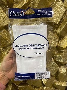 MASCARA TRIPLA C/5  - SANTA CLARA