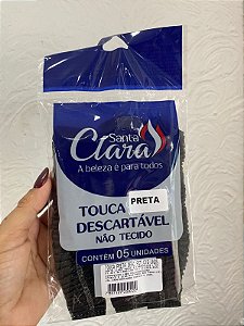 TOUCA PARA BANHO 5UND preta - SANTA CLARA