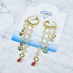 Argola Banhada a Ouro - BR1343