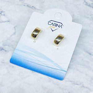 Meia Argola Banhada a Ouro - BR1359