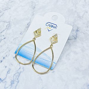 Brinco Banhado a Ouro - BR1892