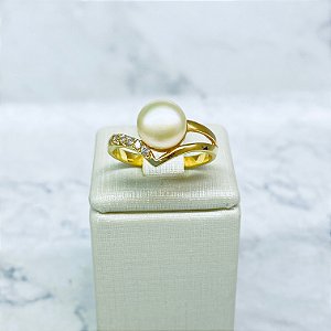Anel Banhado a Ouro - AN46