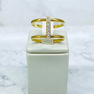Anel Banhado a Ouro - AN108