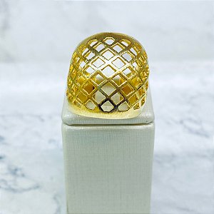 Anel Banhado a Ouro - AN114