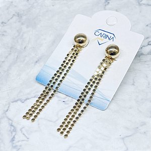 Brinco Banhado a Ouro - BR2686