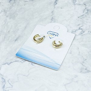 Argola Banhada a Ouro - BR2691