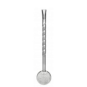 Bomba Mate Aço Inox 21cm c/ Rosca - B13