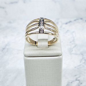 Anel Banhado a Ouro - AN268