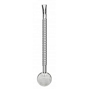 Bomba Mate Aço Inox 24cm c/ Rosca - B18B