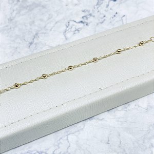 Pulseira Infantil Banhada a Ouro - P1040