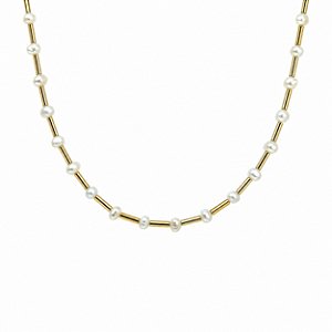 Gargantilha Perola Banhada a Ouro - GARG1612