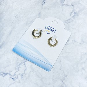 Argola Banhada a Ouro - BR3763