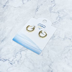 Argola Banhada a Ouro - BR3792