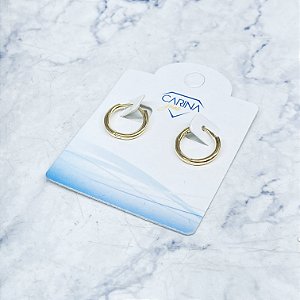 Argola Banhada a Ouro - BR3848