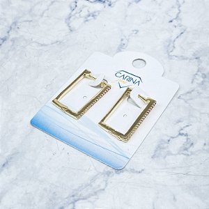 Argola Banhada a Ouro - BR3875