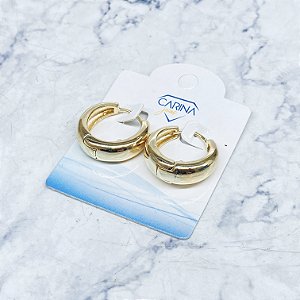 Argola Banhada a Ouro - BR3881