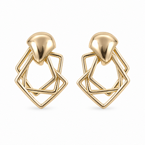 Brinco Banhado a Ouro - BR3954