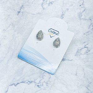 Brinco Folheado a Prata - BR3996