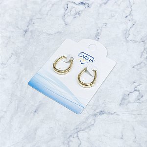 Argola Banhada a Ouro - BR4096