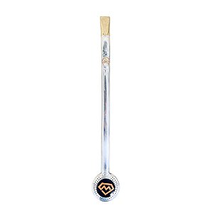 Bomba Mate em Ouro e Prata 24cm - B124