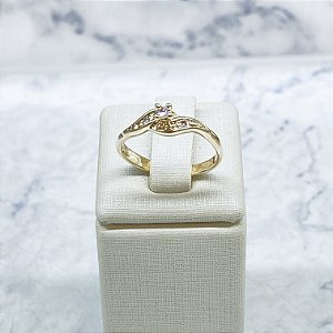 Anel Banhado a Ouro - AN447
