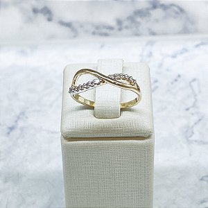 Anel Banhado a Ouro - AN454