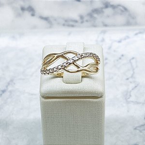 Anel Banhado a Ouro - AN459