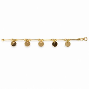Pulseira Banhada a Ouro - P1136