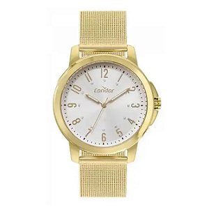 Relógio Condor Analógico Kit Colar e Brinco CO2035NBB.K4D