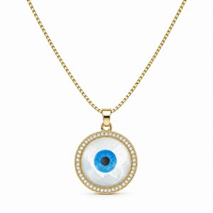 Gargantilha Olho Grego Banhada a Ouro - GARG1697