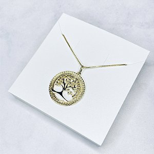 Gargantilha Árvore da Vida Banhada a Ouro - GARG1719