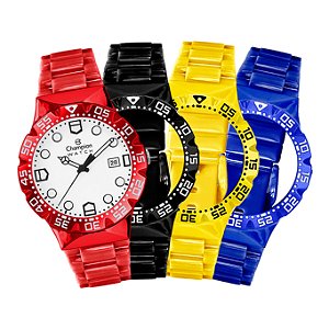 Relógio Champion Watch Troca Pulseiras Analógico CP31001B