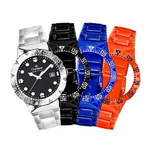Relógio Champion Watch Troca Pulseiras Analógico CP31001G