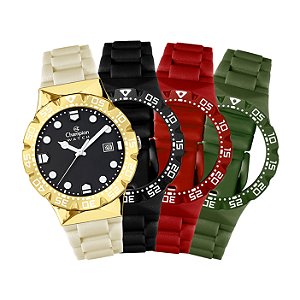 Relógio Champion Watch Troca Pulseiras Analógico CP31001N