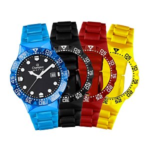 Relógio Champion Watch Troca Pulseiras Analógico CP31001P