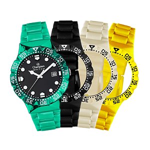Relógio Champion Watch Troca Pulseiras Analógico CP31001S
