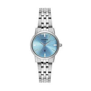 Relógio Mondaine Analógico Kit c/ Colar 33054L0MKNE2K1