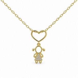 Gargantilha Banhada a Ouro - 43259