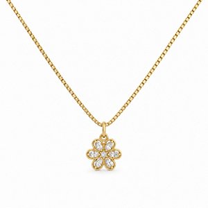 Gargantilha Infantil Banhada a Ouro - 48723
