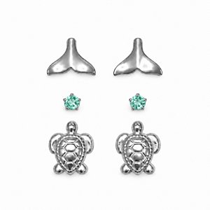 Trio Brincos Prata - 42298