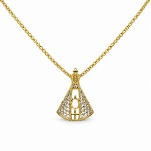Gargantilha Banhada a Ouro - 49576