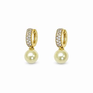 Argola Banhada a Ouro - 49001