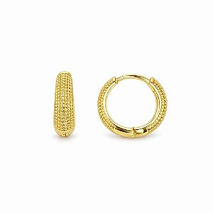 Argola Banhada a Ouro - 48090