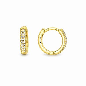 Argola Banhada a Ouro - 48888