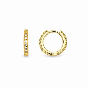 Argola Banhada a Ouro - 48845