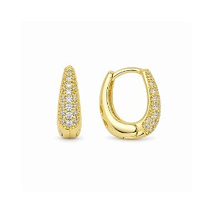 Argola Banhada a Ouro - 48864