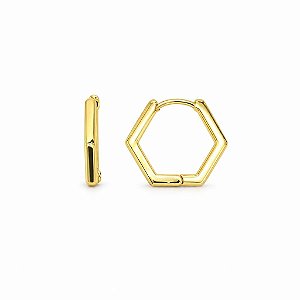 Argola Banhada a Ouro - 48624