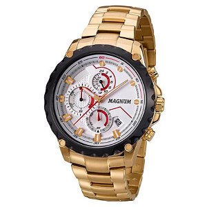 Relógio Magnum Sports Masculino MA33246J Chronograph Prata